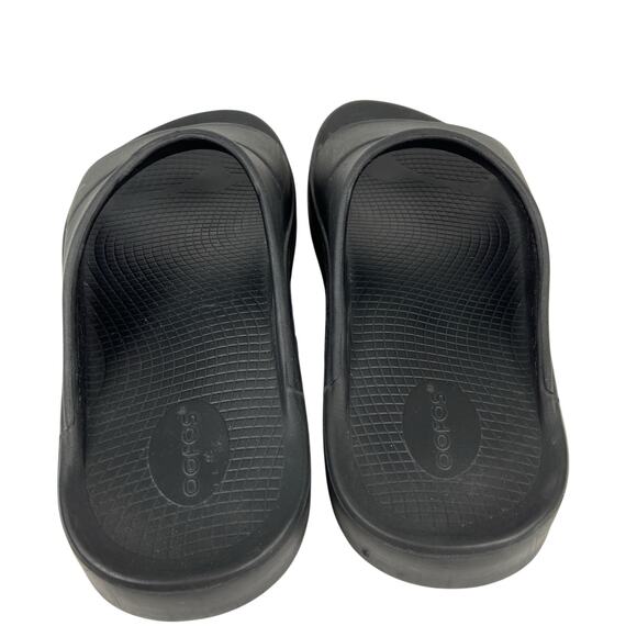 Oofos Blac Slide Sandal Adult Unisex Size Men's 11 / Women's 13 - Picture 4 of 13